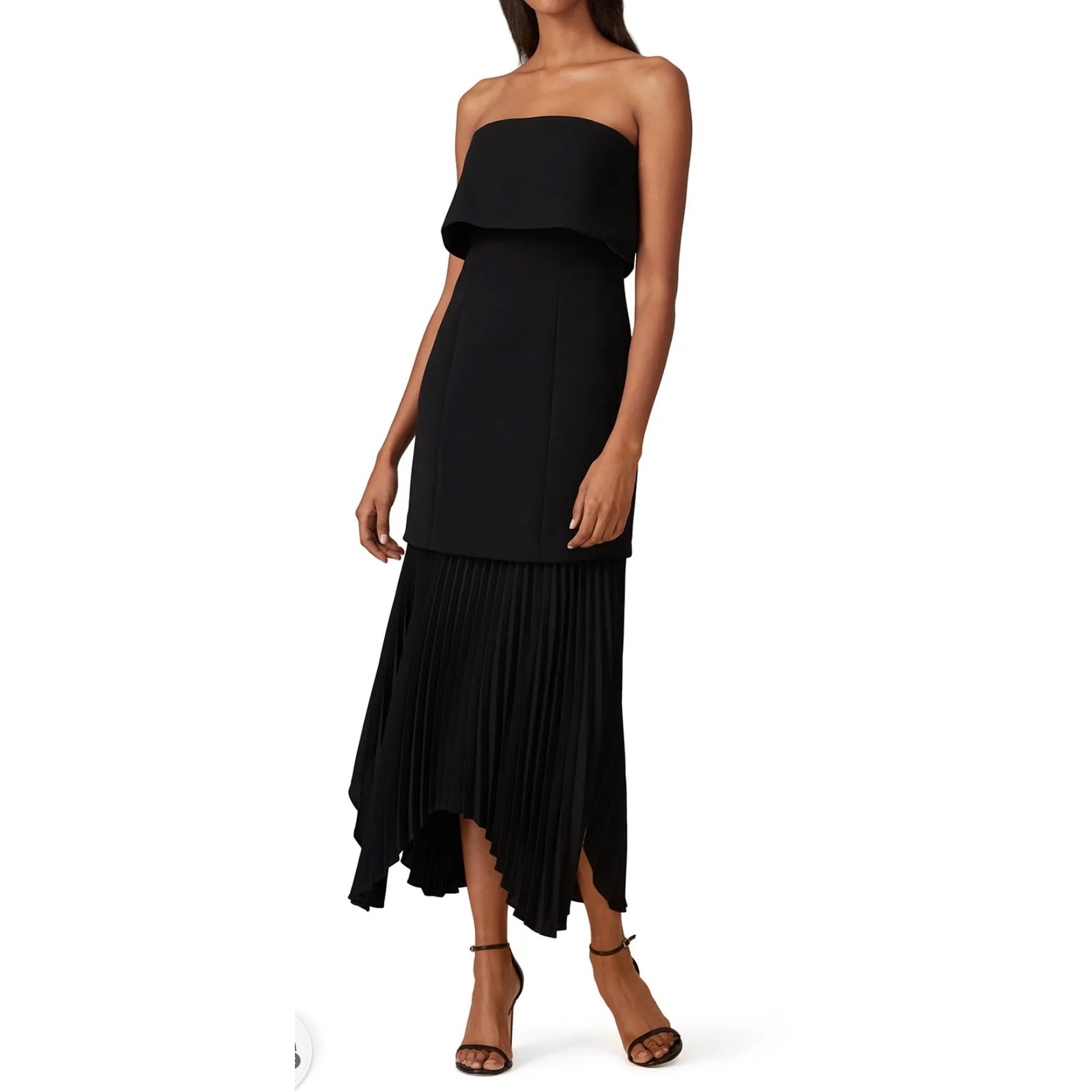 C/Meo Collective Black Strapless Hourglass Take Seriously Dress Us 8